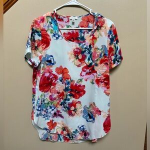 Womans floral blouse